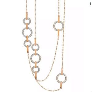 Swarovski Rose Gold Crystal necklace